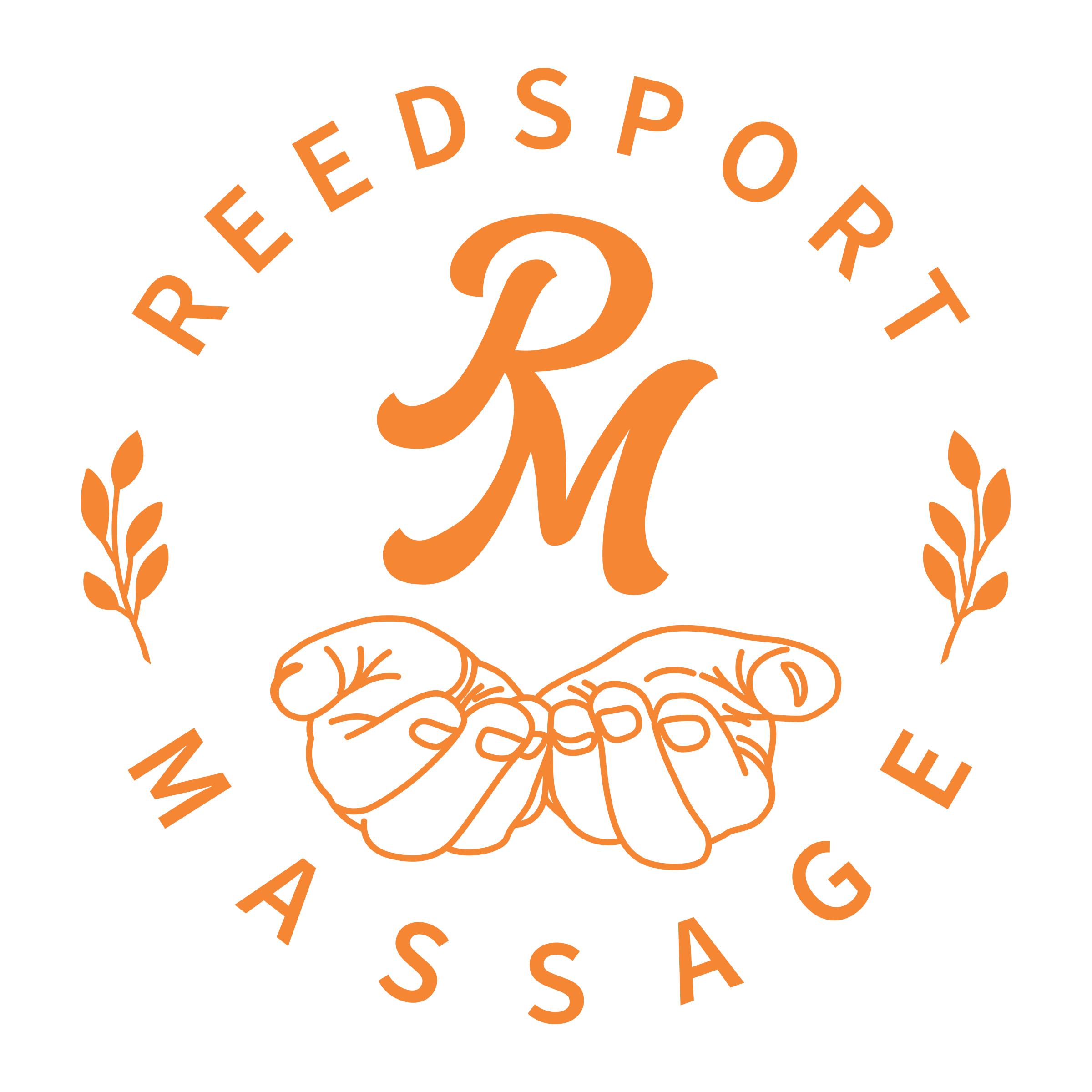 Reedsport new font transparent background